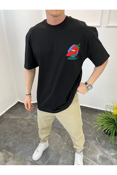 NOMARC Just Chillin Μαύρο Tshirt