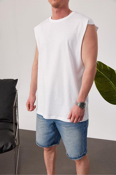 NOMARC Λευκό/σπασμένο Λευκό Basic Singlet