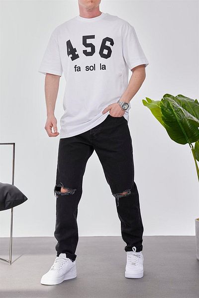 NOMARC 456 Λευκό Tshirt