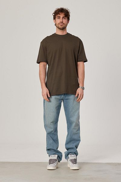 NOMARC Βασικό μπλουζάκι χακί Oversize