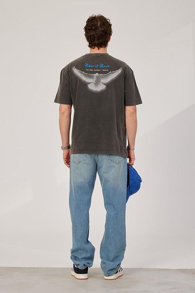 NOMARC Power of Peace Washed Smoked Tshirt