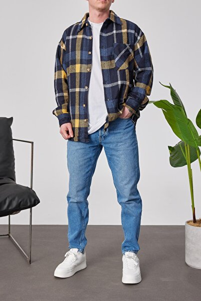 NOMARC Сорочка синя в жовту смужку