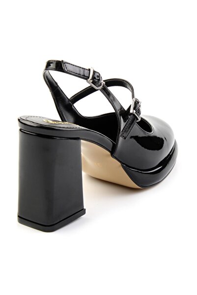 Bambi Siyah Kadın Klasik Topuklu Ayakkabı K01231443808