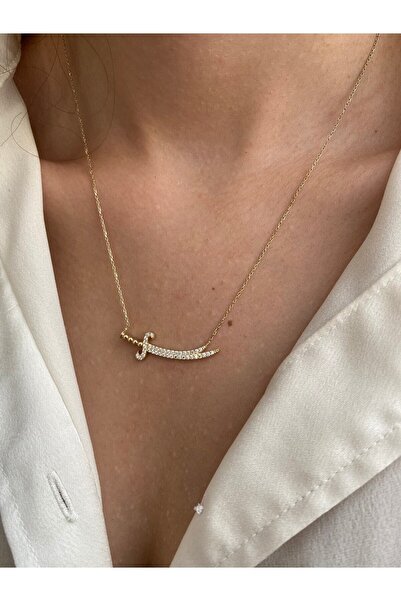 Amoure Gold 14 Ayar Altın Zülfikar Kılıcı Kolye