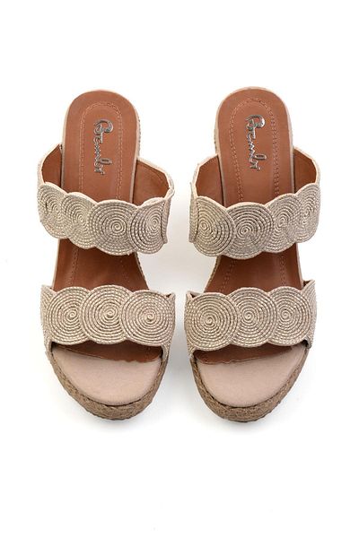 Bambi Beige Women's Slippers K 04874013916