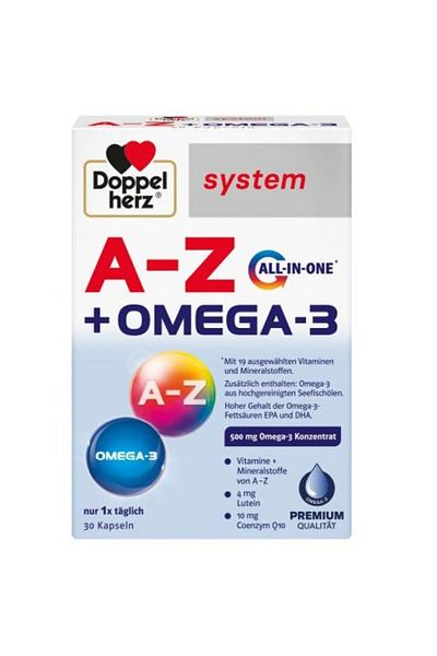 Doppelherz Aktiv A-Z Omega 3 x 30 capsule