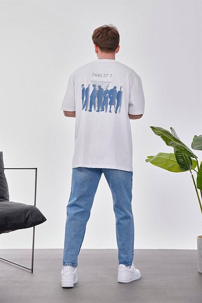 NOMARC Λευκό μπλουζάκι Suprematism