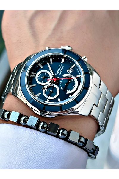 Ferrucci Funciton Function Multi Function Men's Wristwatch 3 Atm Waterproof