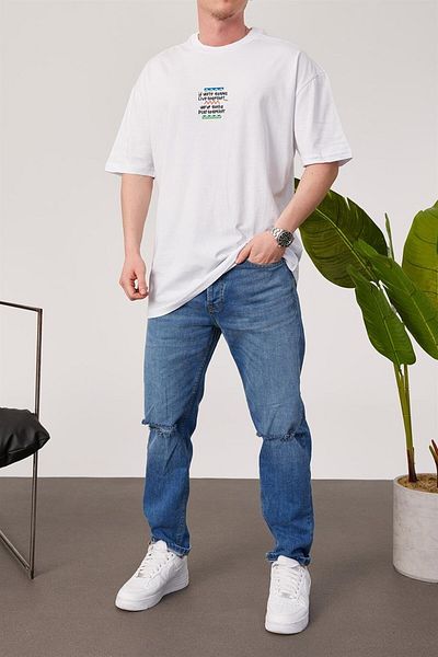 NOMARC Πίσω μπλουζάκι Mout White