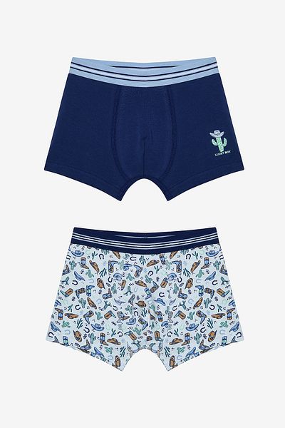 Penti Boy's Lucky Boy Multicolor 2-Piece Boxers