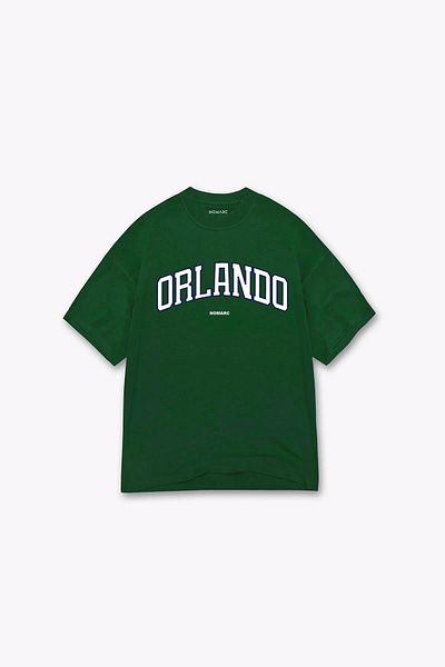 NOMARC Πράσινο γραπτό μπλουζάκι Orlando