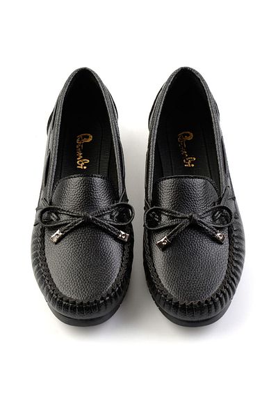 Bambi Μαύρα Γυναικεία Παπούτσια Loafer K01542010809