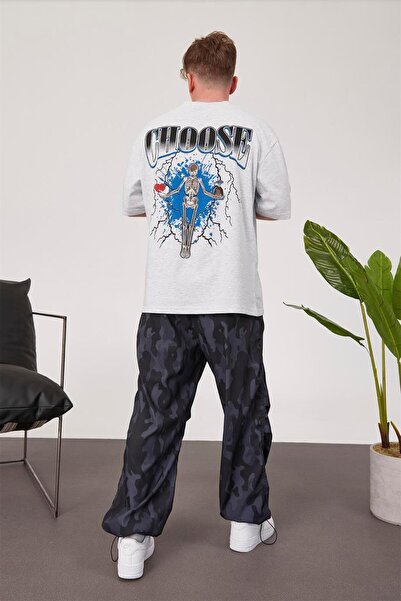 NOMARC Ανδρικό μπλουζάκι Choose Grey