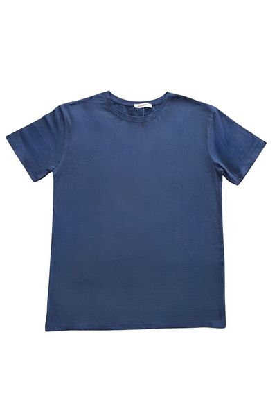 VERSCOVE Standard Fit Basic Crew Neck Εποχιακό Μπλουζάκι από χτενισμένο βαμβάκι