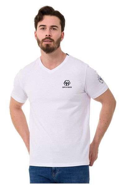Cipo & Baxx Βασικό μπλουζάκι Ct740 V-Neck
