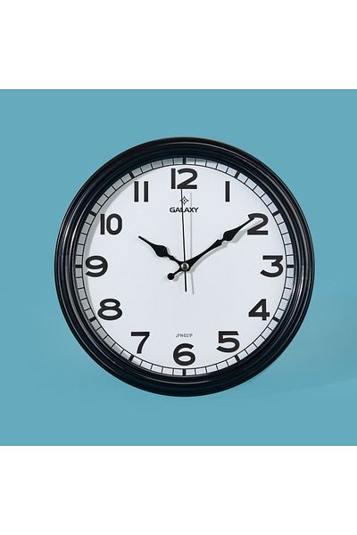 Galaxy Modern 200-K Black Color Wall Clock 30 cm