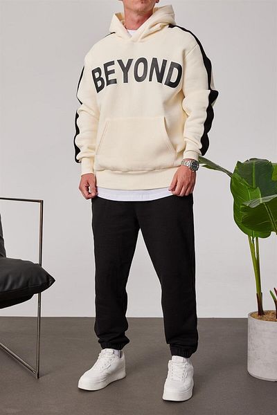 NOMARC Φούτερ με κουκούλα Beyond Cream