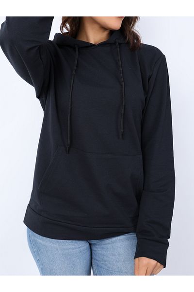VERSCOVE Sweatshirt Kangaroo Pocket Hooded 2 Threads Seasonal Comfortable Fit