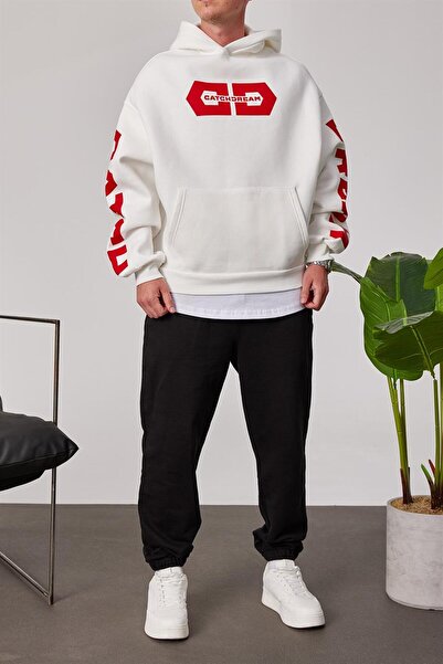 NOMARC Cthdream Біла толстовка з капюшоном