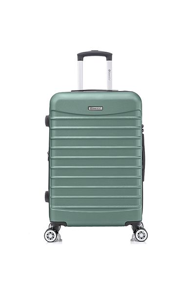 Quasar & Co. Troler Mare Extensibil, Troller Line,77x49x31-36cm, Bagaj De Cala,4 Roti Duble,abs, Turcoaz Deschis