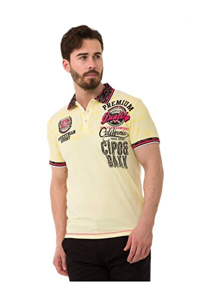 Cipo & Baxx Μπλουζάκι με μοτίβο πόλο με λαιμόκοψη CT738