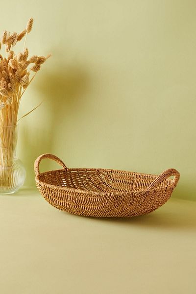 Perotti Wicker Large Oval Fruit Bowl - Picnic