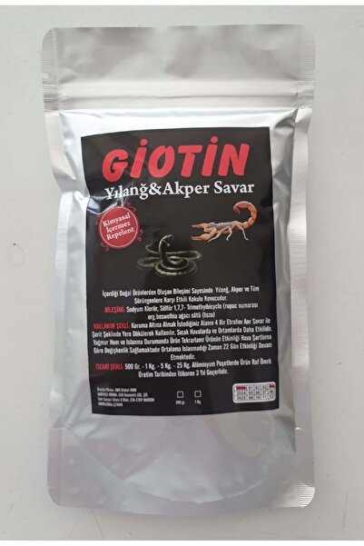 ANR Global Giotin Yılan & Akrep Savar Toz Yılan Ve Aktep Kovucu