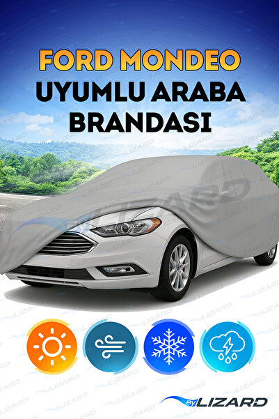 ByLizard Ford Mondeo Sedan Uyumlu Lüks Araba Brandası Miflonlu Branda Oto Çadır Örtü