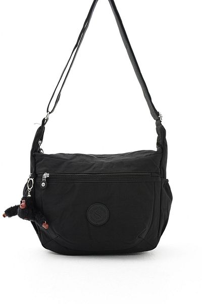 Sanmorris Geantă casual unisex Crinkle Black - impermeabilă, de culoare încrucișată, pentru școală și călătorii
