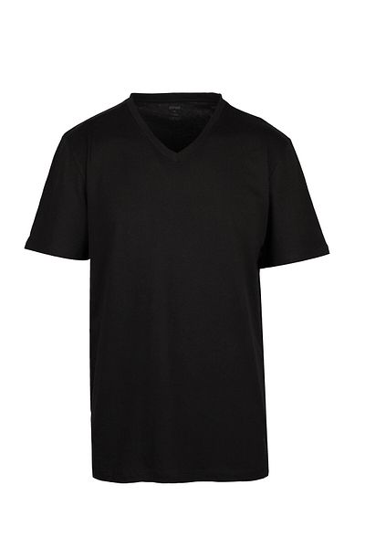 Eros Large Size 2 Pack, 100% Cotton, Short Sleeve, V-Neck, Men's Combed Cotton T-shirt Undershirt