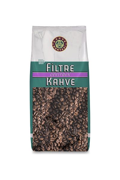 Kahve Dünyası Filter Coffee Bean 1000 Gr |   Arabica Coffee Suitable for Fresh Grinding |   Intense Aroma and Balanced Taste