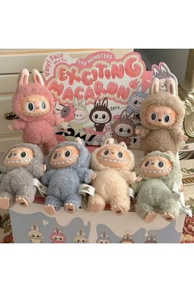BaoBao Set of 6 Labubu Exciting Macaron Blind Box 18cm – a great addition to your collection, BaoBao