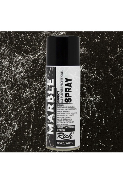 Rich Sprey Boya 200ml Mermer Efekti Beyaz