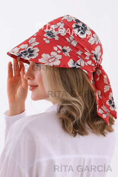 Ritagarcia Safari Tie-Up Bandana Visor with Shield