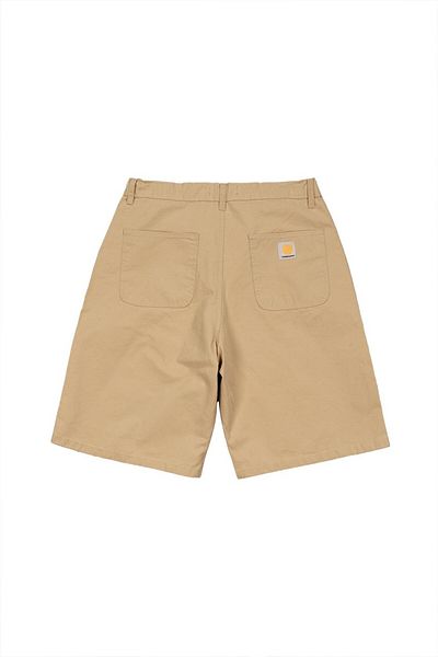 UKHWD SUPPLY Beige Gabardine Baggy Jean Men's Shorts Jorts