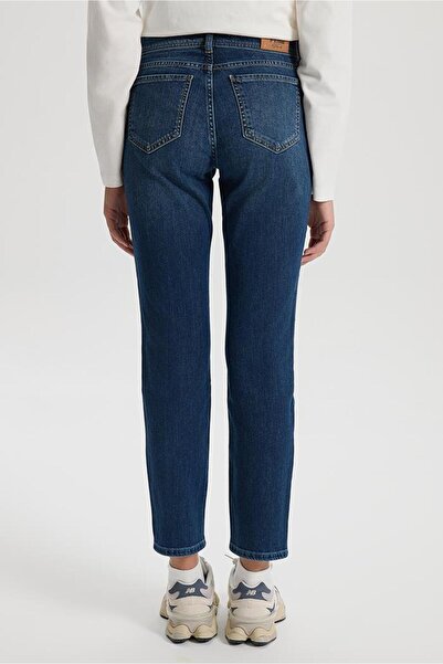 VENA Kadın Petra Dirty Dark Blue Boyfriend Jean Pantolon - 10753ddb-274