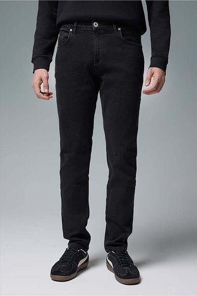 VENA Ανδρικό παντελόνι Edward Black Slim Straight Jean - 14505b-603