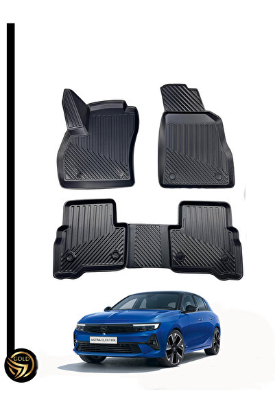 Black Gold Opel Astra L 2021-2024 Araca Özel 3D Kauçuk Oto Paspas Sonne