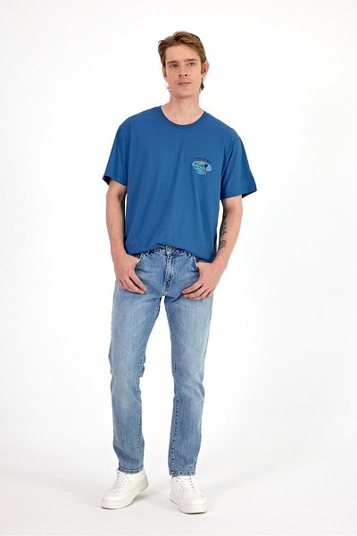 VENA Ανδρικό παντελόνι Daniel Med Blue Straight Fit Jean