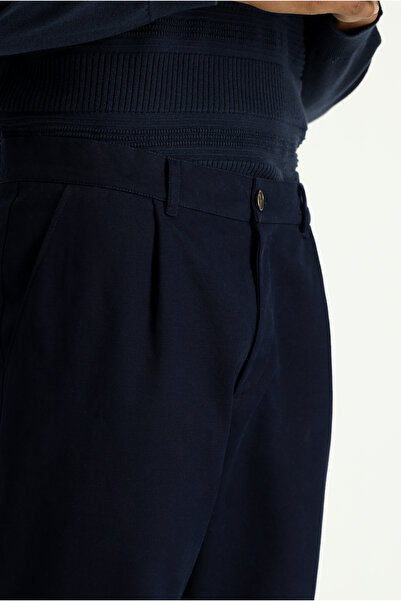 Kiğılı Relaxed Fit Зручний крій Лікра Плісирована канва / Чіно штани