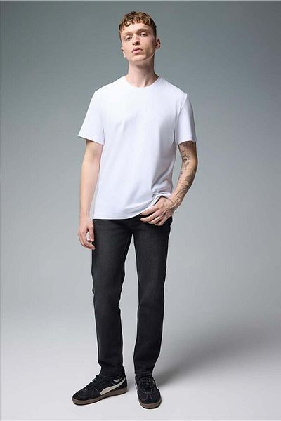 VENA Ανδρικό παντελόνι Kalimnos Black Comfort Fit Jean - 11460b-603