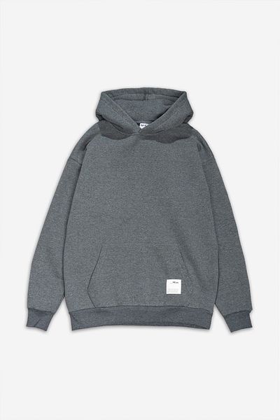 Twobucks Anthracite Basic Oversize Men's Hoodie