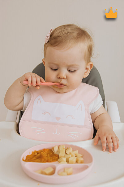 Babyhola 0-6 Year Old Large Size Waterproof Pocket BLW Baby Bib Activity Bib ...