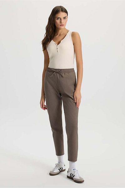 VENA Γυναικείο Alian Mink Elastic Waist Formal Παντελόνι με μαλακή υφή