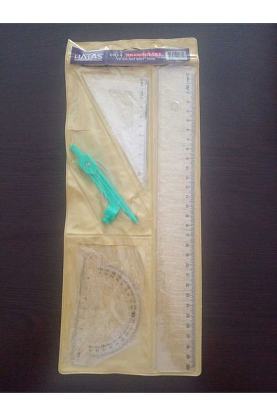HATAS 0814 Drawing Set Economical with Compasses
