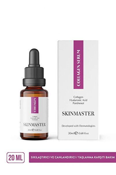 SkinMaster Sıkılaştırıcı Ve Canlandırıcı Kolajen Serum 20 ml Collagen, Panthenol, Ha)