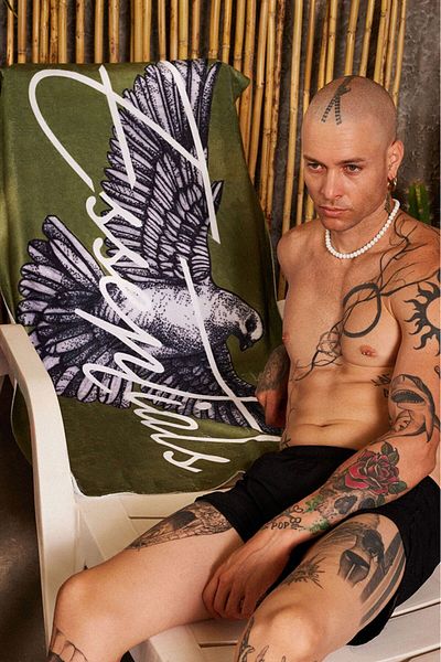 Plus Eighteen 140X75Cm Pigeon Beach Towel