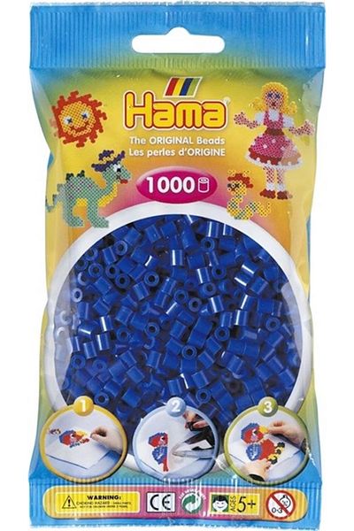 Hama Blue Midi Bead - Pack of 1,000