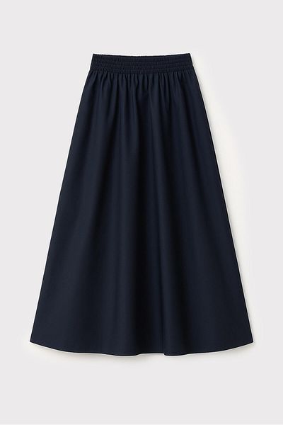 Touché Privé Gathered Waist Woven Skirt