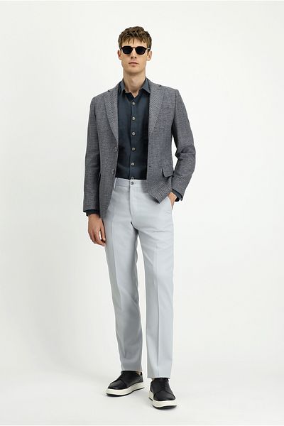 Kiğılı Regular Fit Woolen Herringbone Jacket